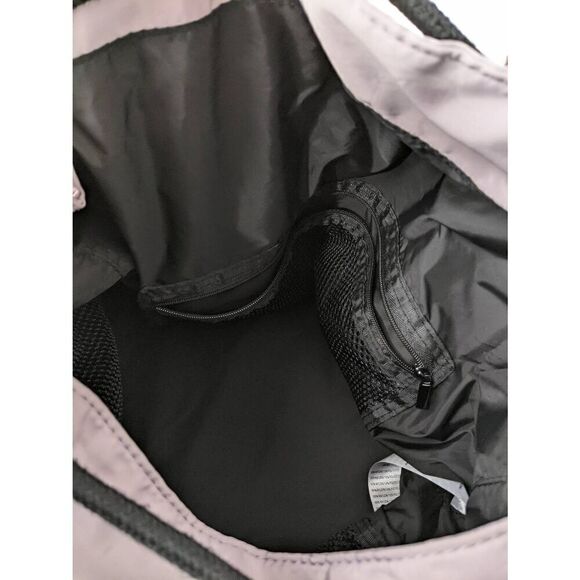 Fabletics Carina Cinched Nylon Light Pink Bucket‎ Bag w Black Straps - Picture 6 of 12
